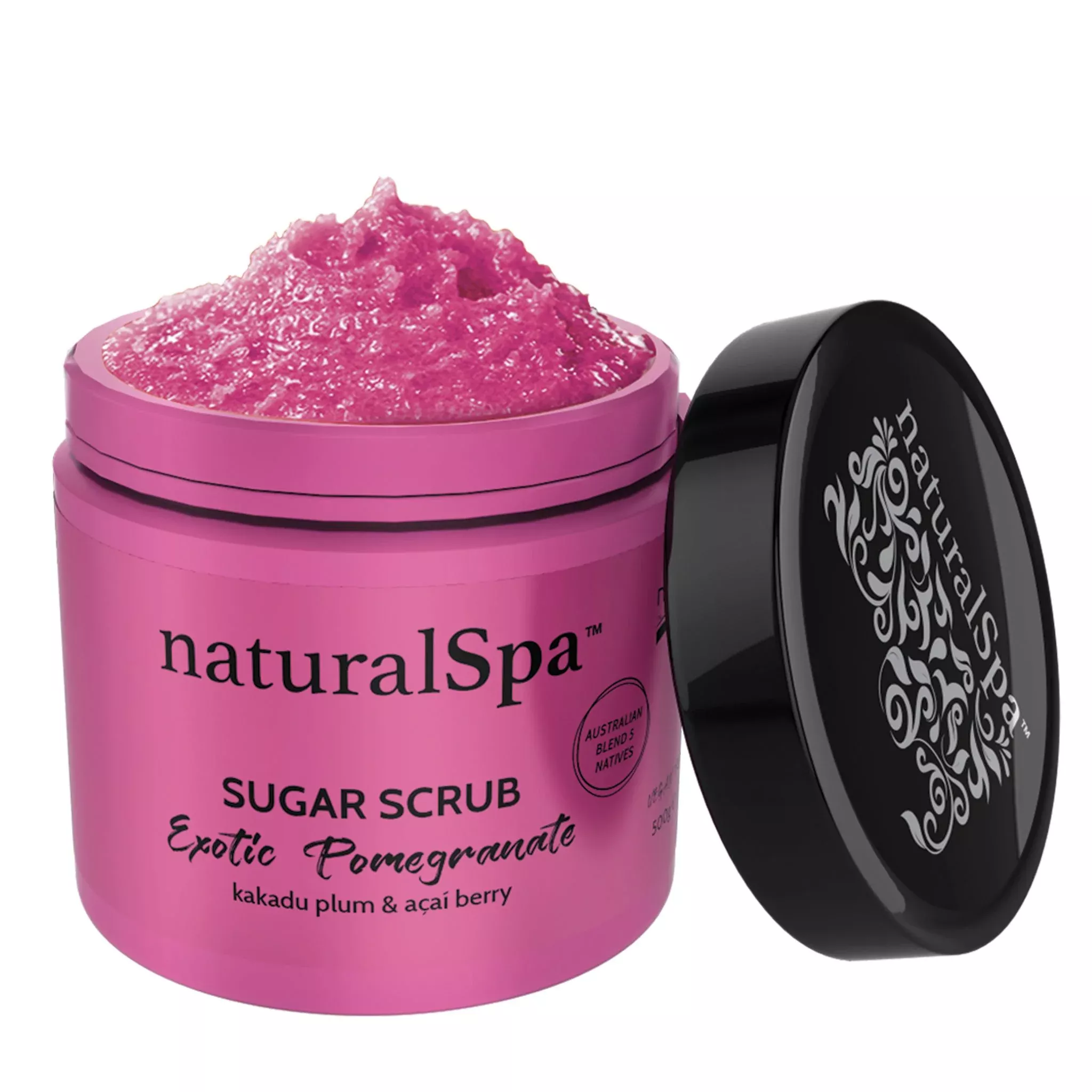 Natural Look Natural Spa Exotic Pomegranate Sugar Scrub500g