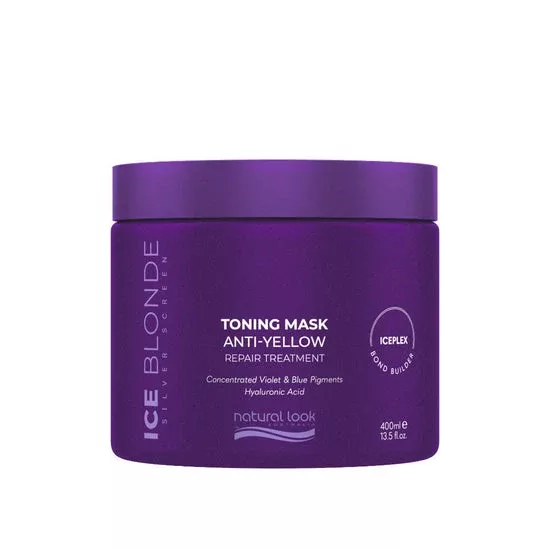 Natural Look Silver Screen Ice Blonde Toning Mask 400ml