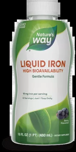 Nature's Way Liquid Iron (18mg) - Berry Flavor