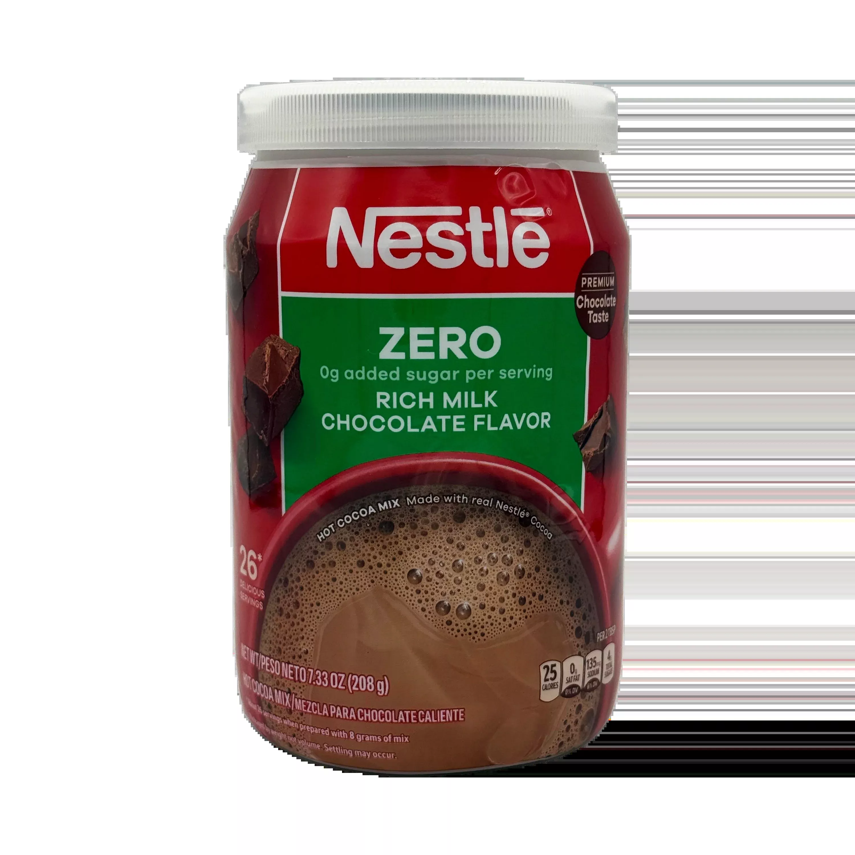 Nestle Zero Added Sugar Hot Cocoa Mix 7.33 oz