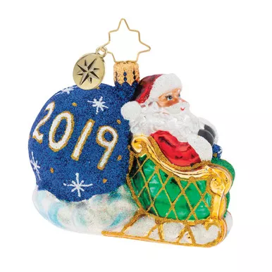 No Looking Back Gem Ornament by Christopher Radko