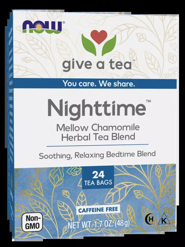 NOW Nighttime Herbal Tea 24 bags