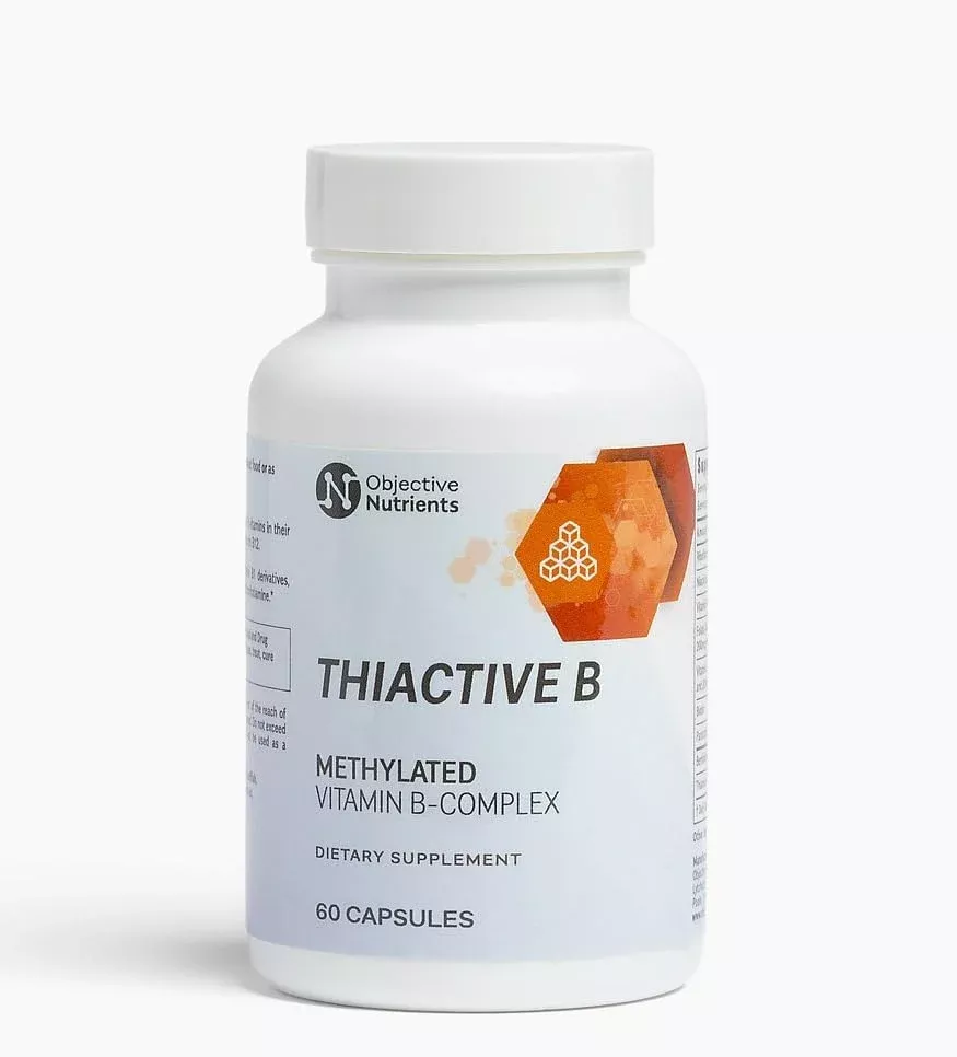 Objective Nutrients Thiactive B Complex, Uniquely Formulated - 60 capsules