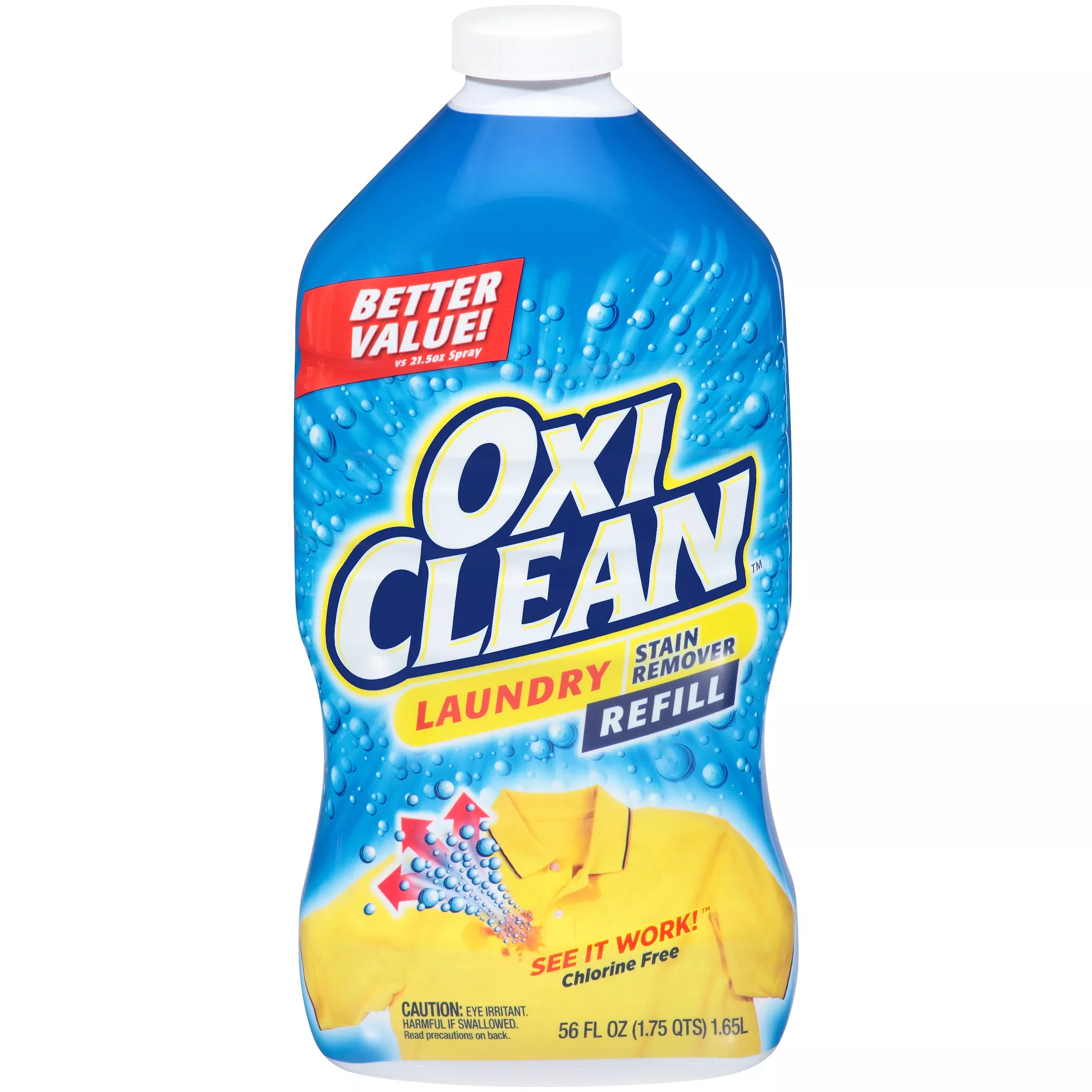 OxiClean Laundry Stain Remover Spray Refill, 56 oz.