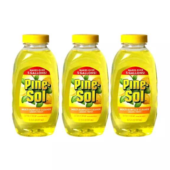 Pine-Sol Multi-surface Cleaner Lemon Fresh (Make over 5 GALLONS) 10.75 oz "3-PACK"