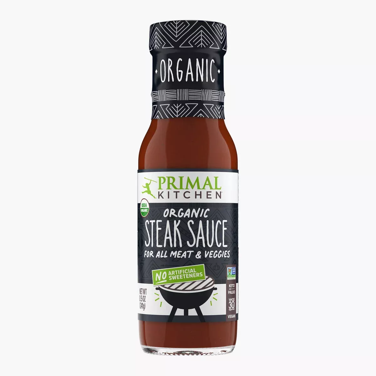 Primal Kitchen No Sugar Added Steak Sauce, Organic 8.5 oz