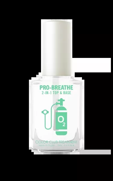 Pro Breathe, 2-in-1 Top & Base Coat