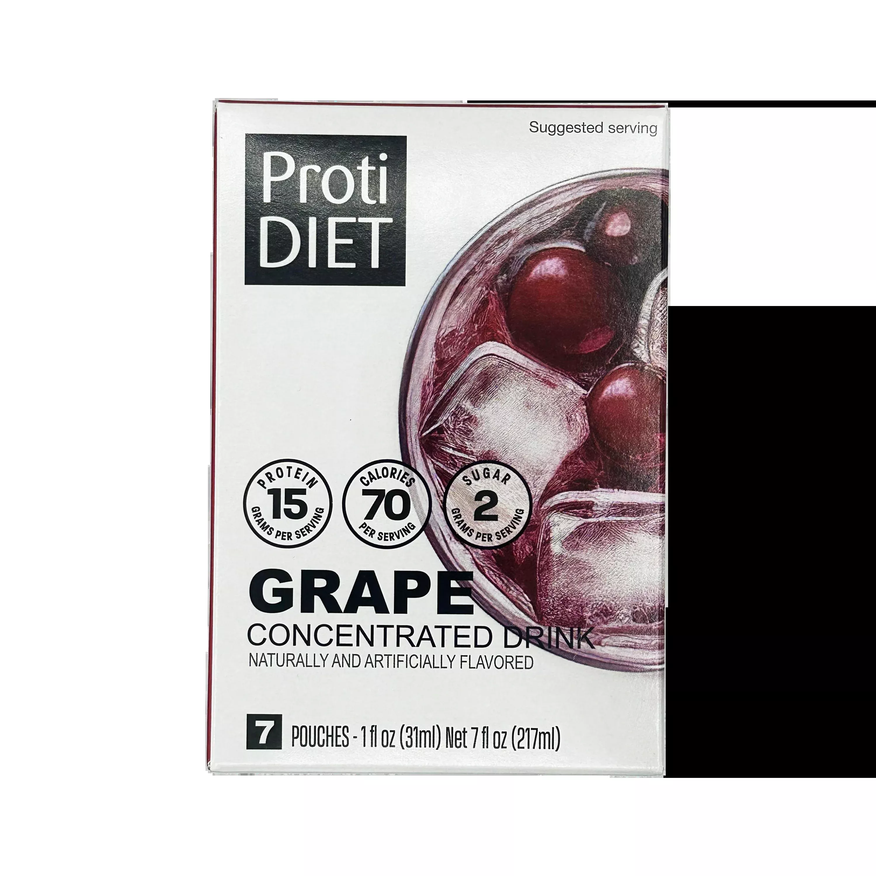 Proti Diet Concentrated Drink Mix, Grape, 7 Pouches