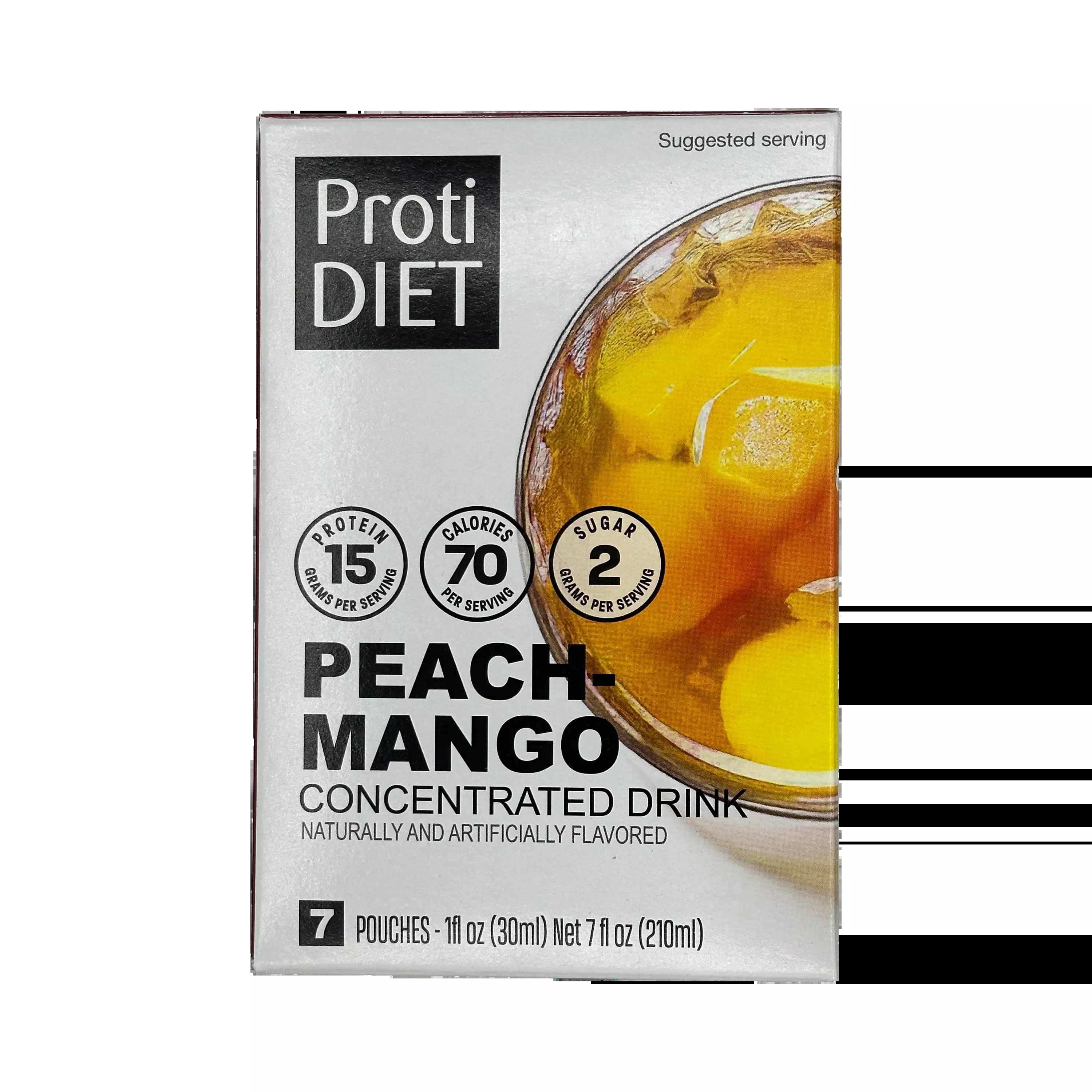 Proti Diet Concentrated Drink Mix, Peach Mango, 7 Pouches