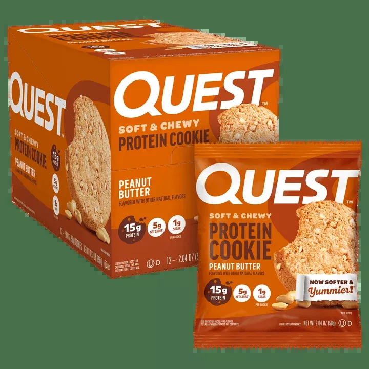 Quest Protein Cookies - Peanut Butter