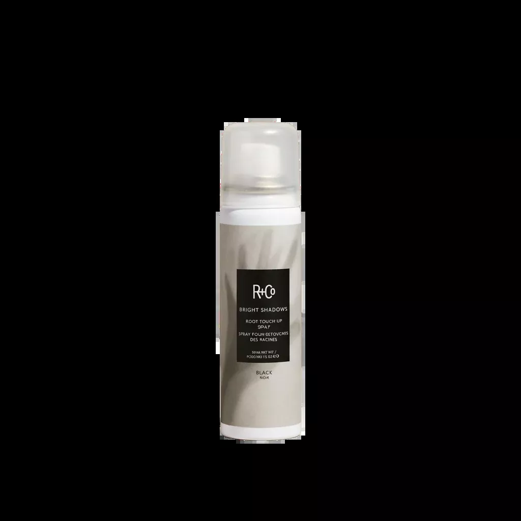 R+Co Bright Shadows Root Touch Up Spray Black 1.5 oz