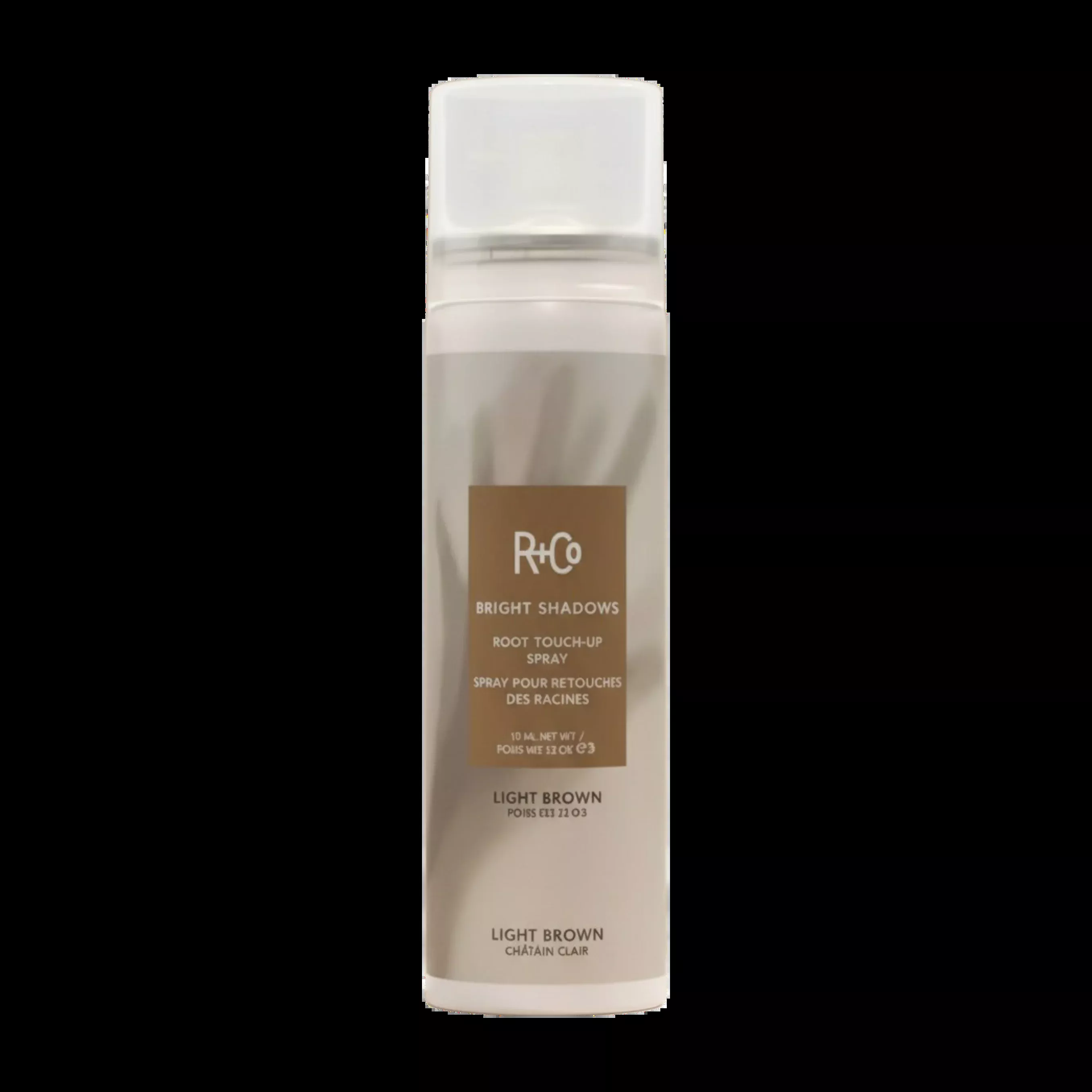 R+Co Bright Shadows Root Touch Up Spray Light Brown 1.5 oz