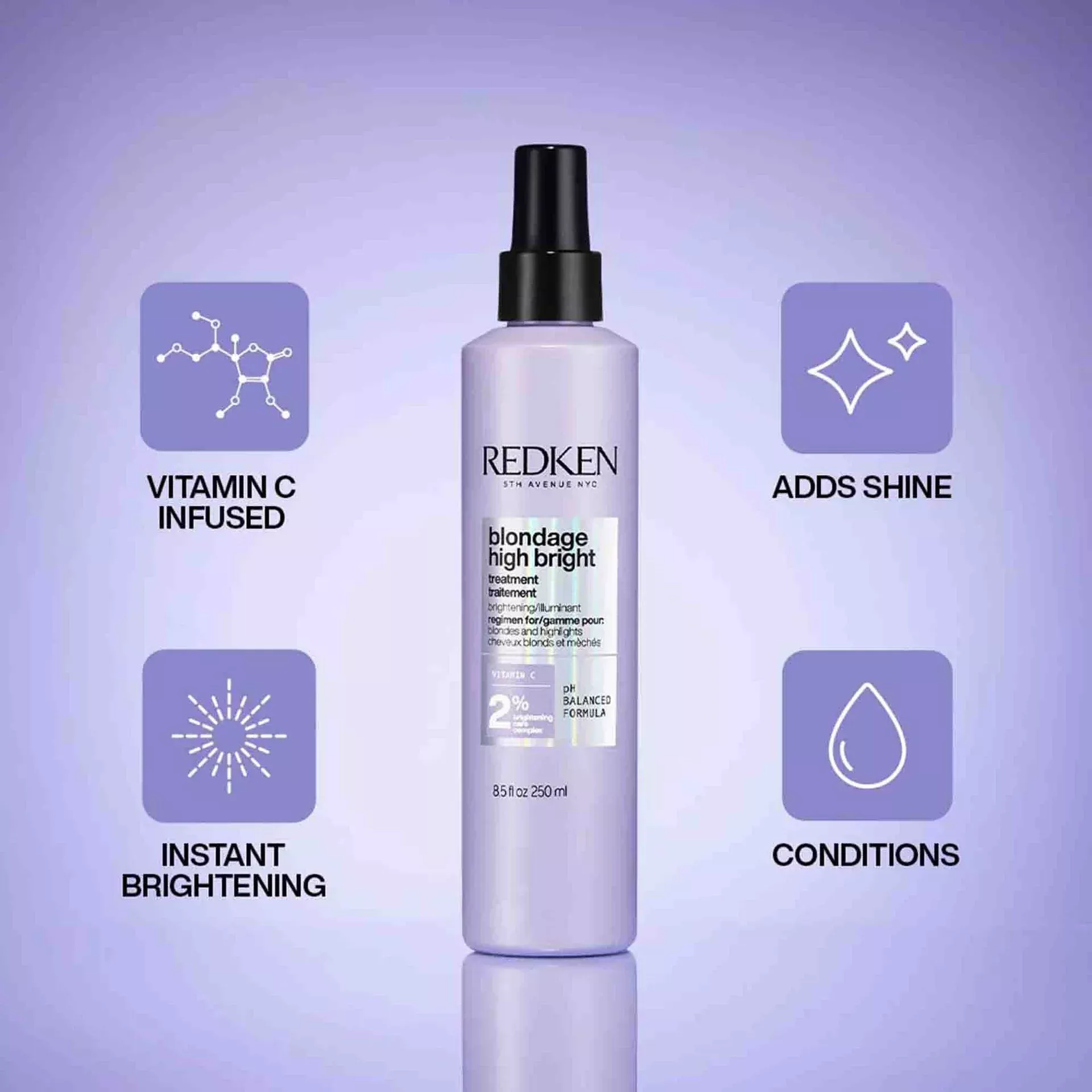 Redken blondage high bright treatment 2% 250ml