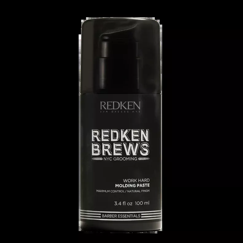 Redken Brews Work Hard Molding Hair Paste for Men 3.4 Oz