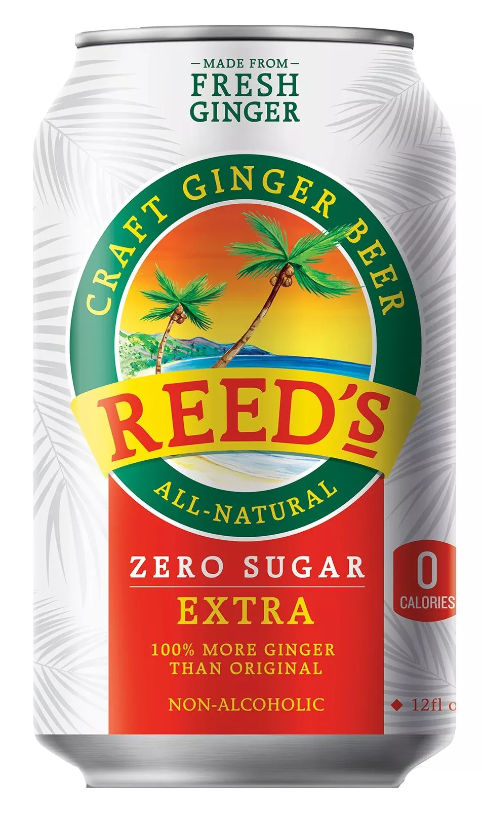 Reed's Zero Sugar Craft Ginger Beer 4 cans
