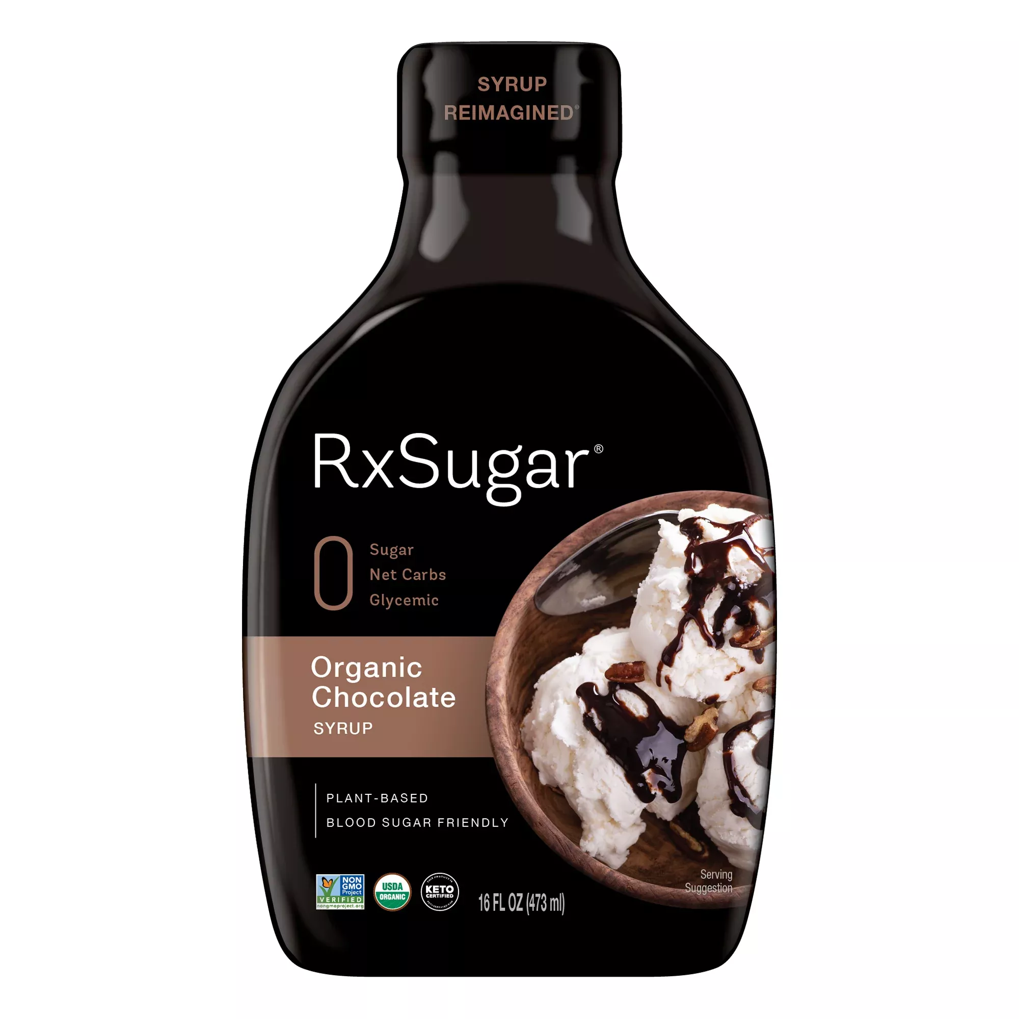 RxSugar Organic Syrup (16 oz) - Chocolate