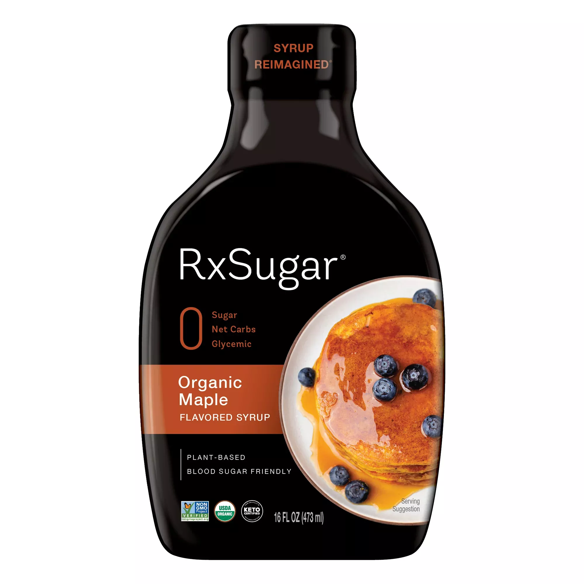 RxSugar Organic Syrup (16 oz) - Pancake