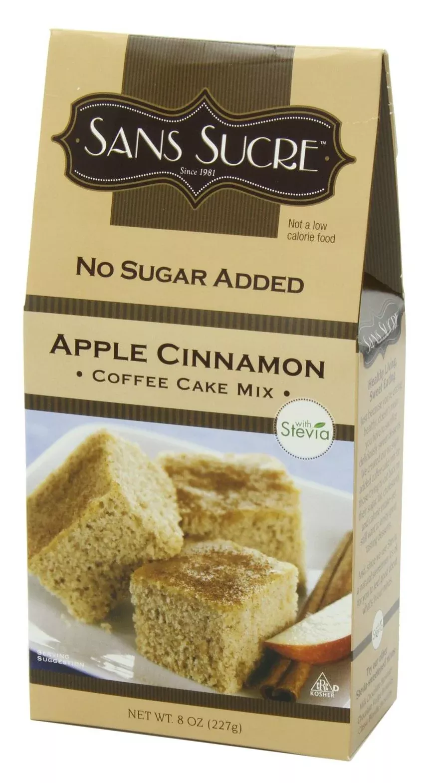 Sans Sucre Apple Cinnamon Coffee Cake Mix 8 oz.