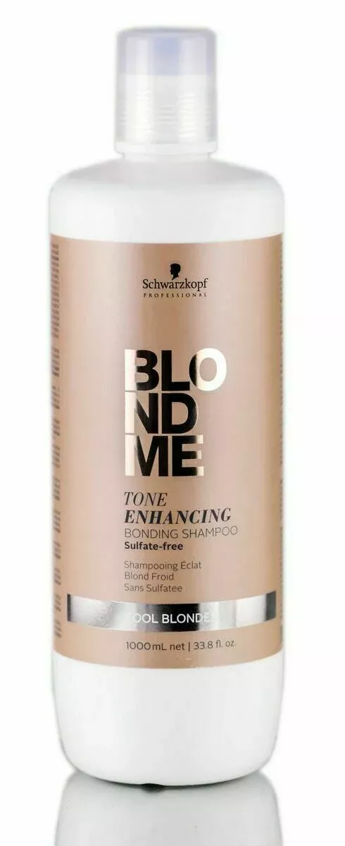Schwarzkopf BlondMe Restore Bond Shampoo - Cool Blondes 33 oz