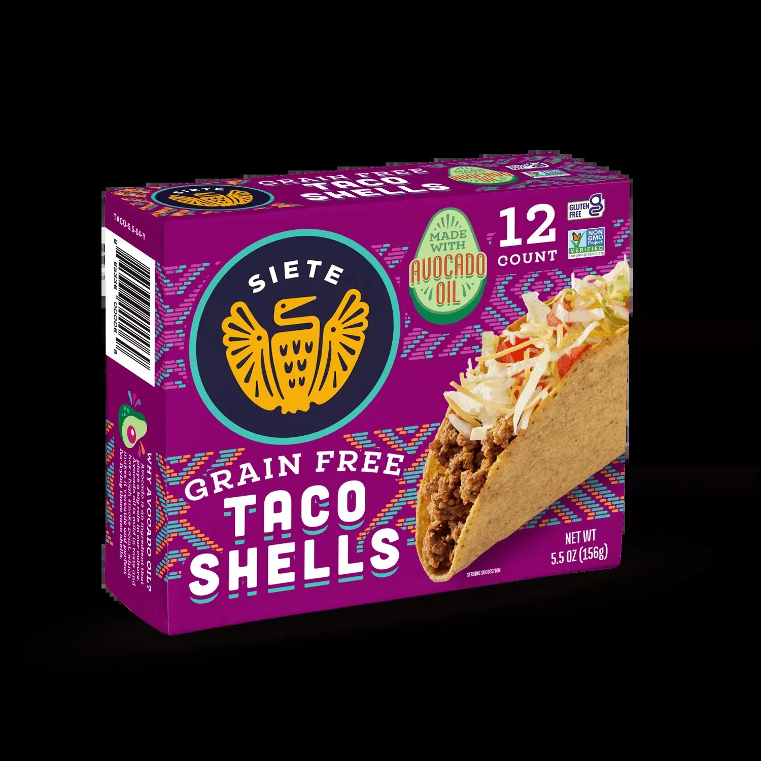 Siete Foods Grain Free Taco Shells 5.5 oz