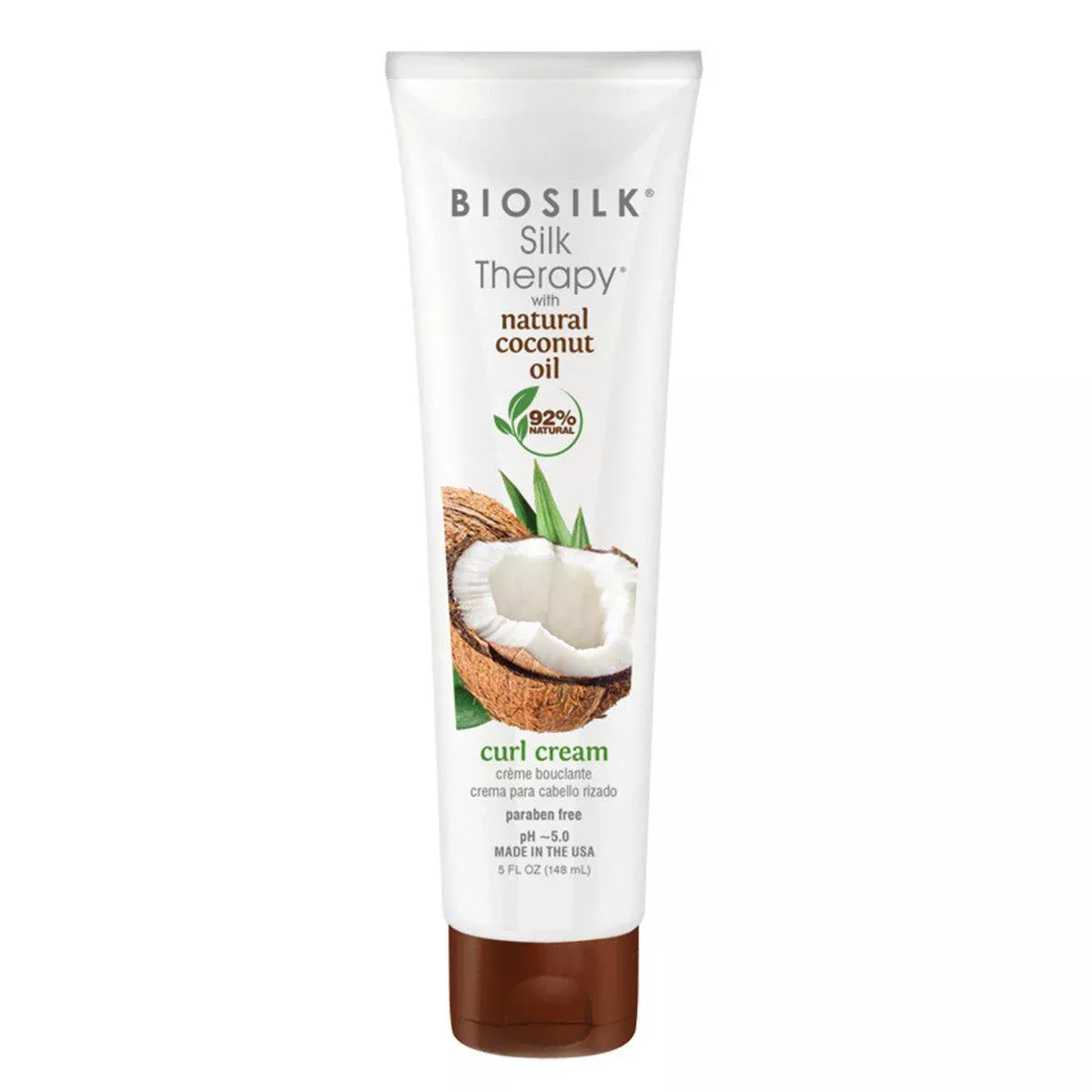 Silk Therapy With Natural Coconut Oil Curl Cream