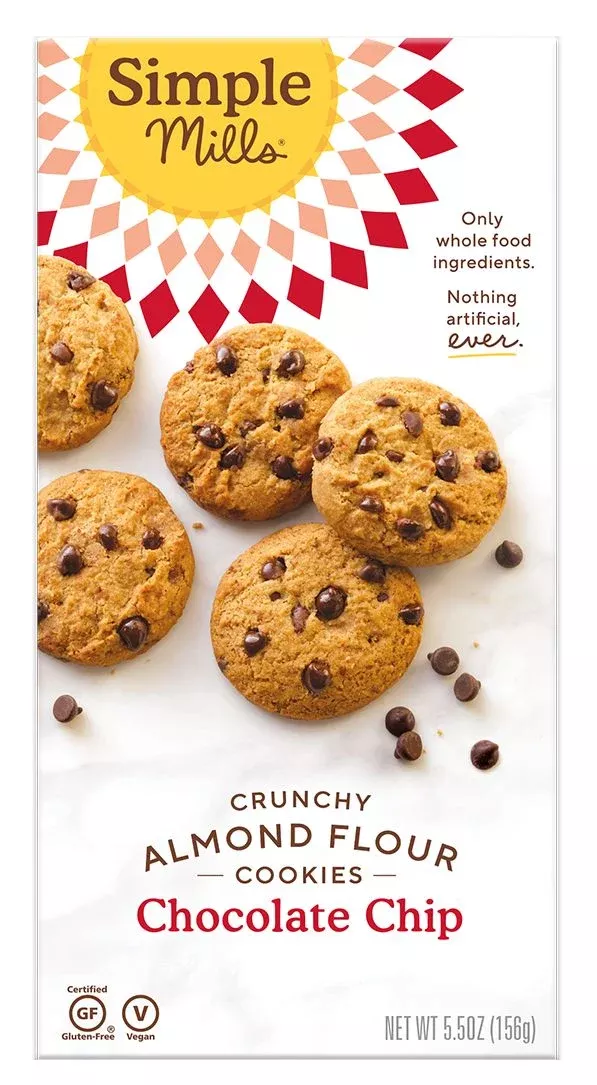 Simple Mills Crunchy Cookies, 5.5oz.