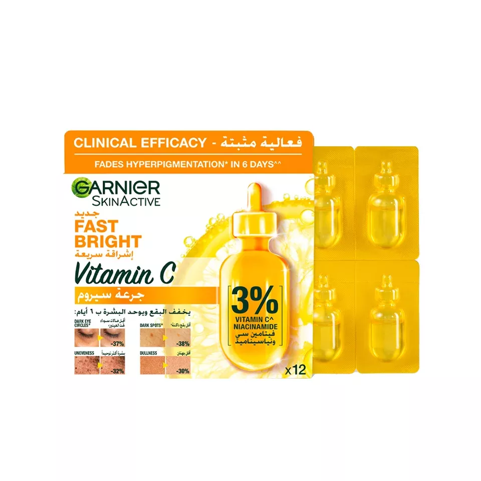 Skin Active Fast Bright Vitamin C Ampoule Serum