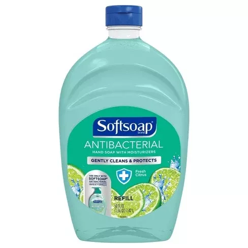 Softsoap Antibacterial Liquid Hand Soap Refill - Fresh Citrus - 50 fl oz