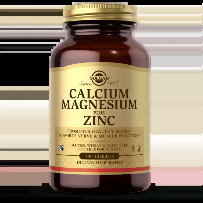 Solgar Calcium Magnesium Plus Zinc Tablets