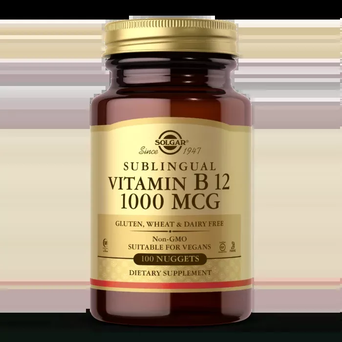 Solgar Sublingual Vitamin B12 1000mcg - 100 Nuggets