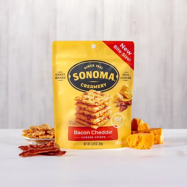 Sonoma Creamery Bacon Cheddar Crisps