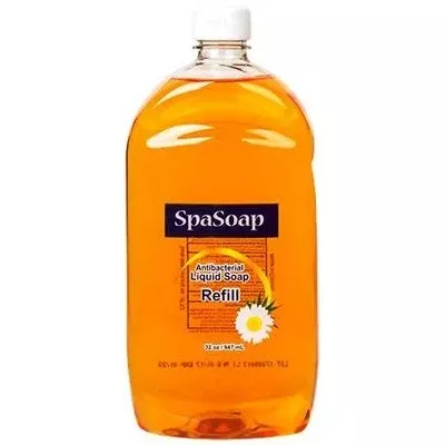 SpaSoap Antibacterial Hand Soap 32 Oz Refill (Orange)
