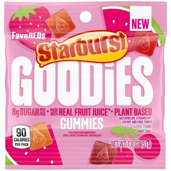 Starburst Goodies Gummies, 1.8 oz