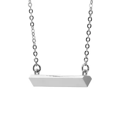 Stella Valle Diamond Silver Necklace