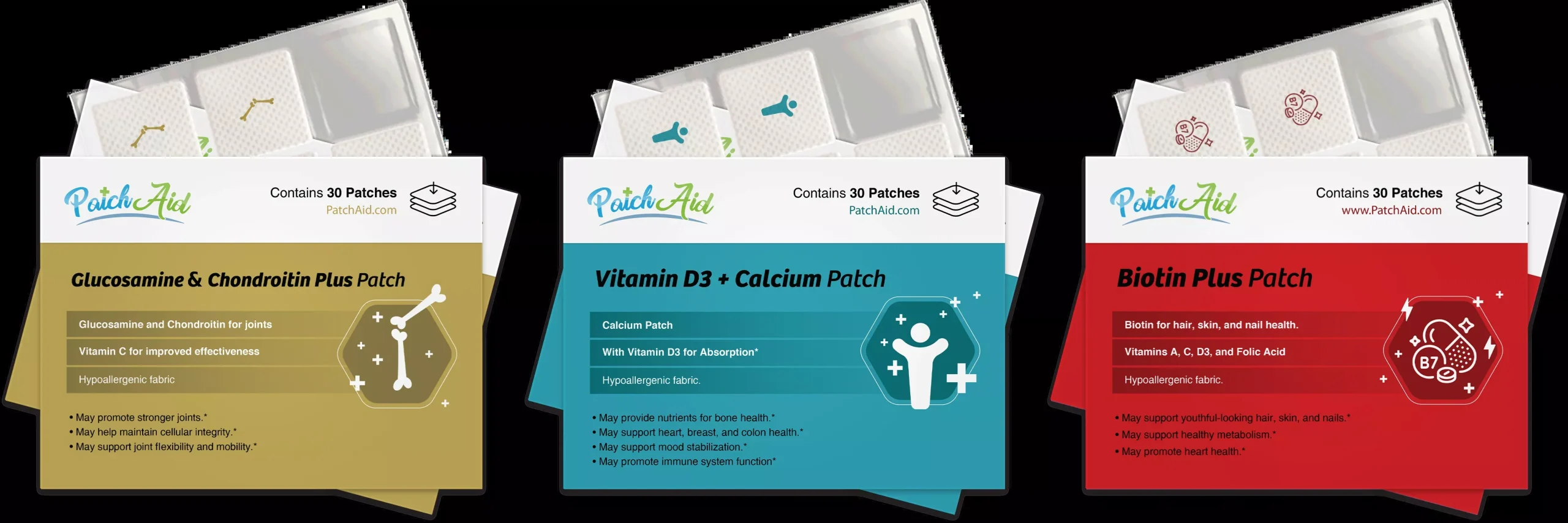 Strong Body Inside and Out Vitamin Patch Pack by PatchAid