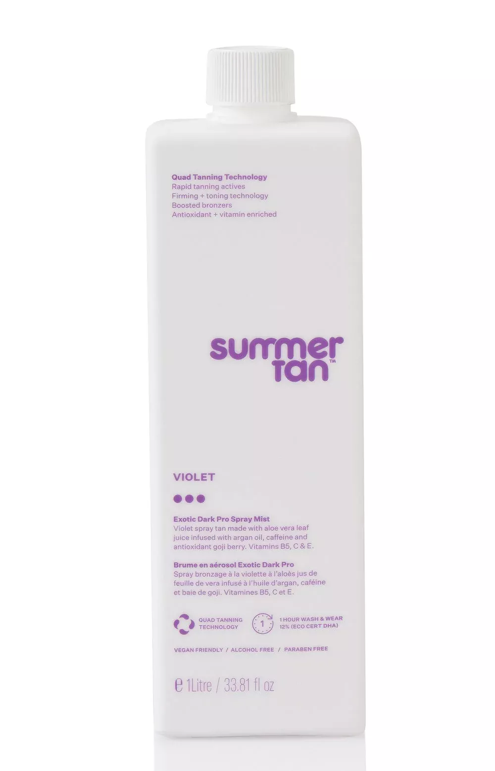Summer Tan Professional Violet Exotic 12% Spray MistDark 1 Litre