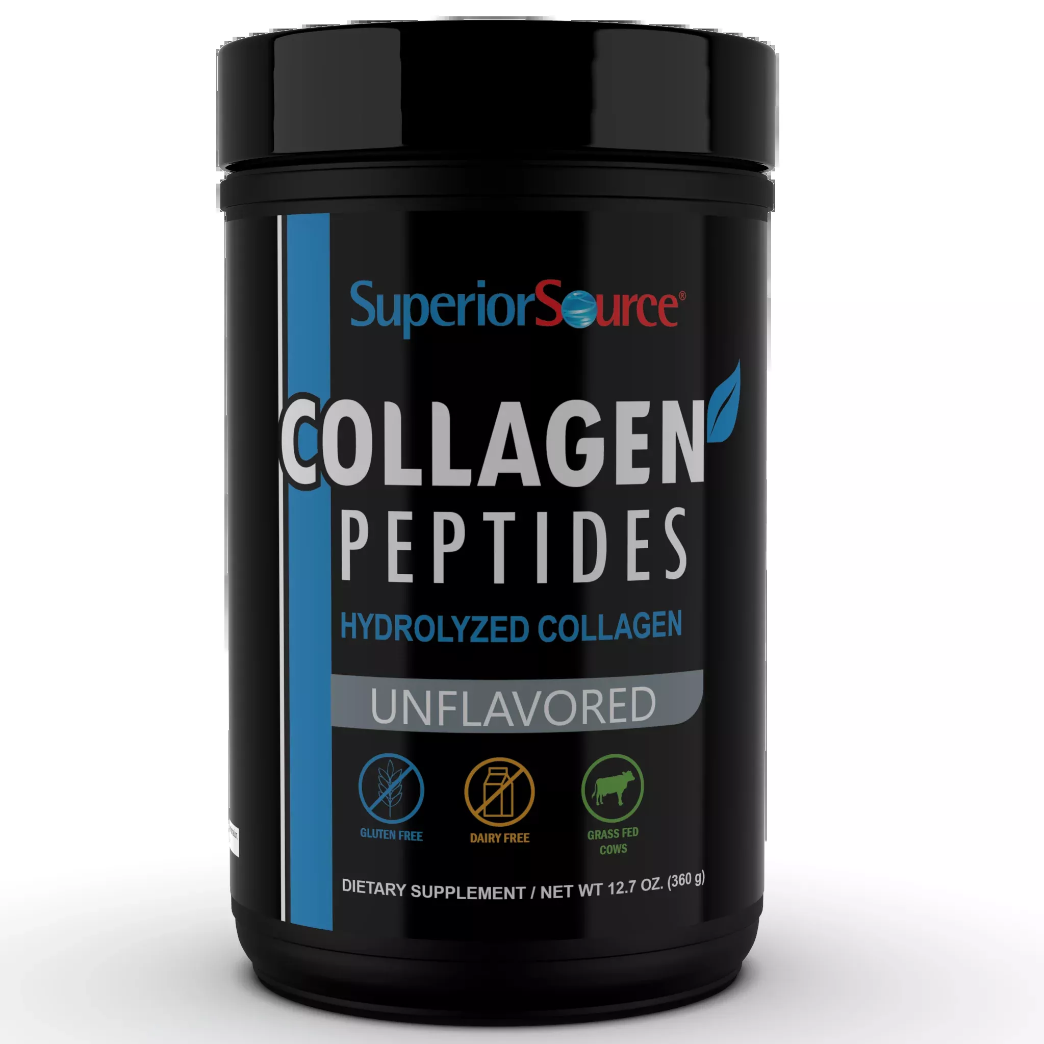 Superior Source Collagen Peptides Powder, Unflavored, 12.7 oz