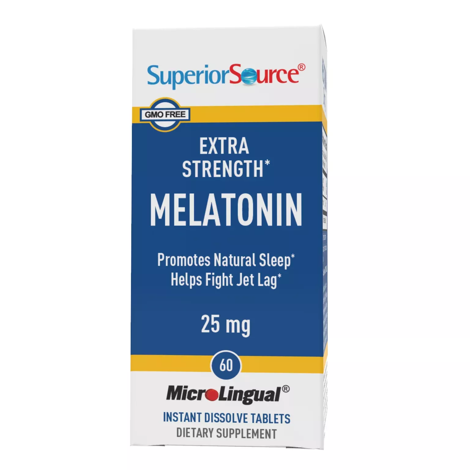 Superior Source Extra Strength Melatonin 25mg MicroLingual Instant Dissolve Tablets