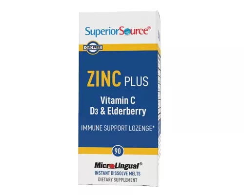 Superior Source Zinc Plus 5mg, 90 Instant Dissolve Melts