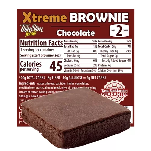 ThinSlim Foods Xtreme Brownie 6 Pack