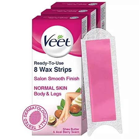 Veet Wax Normal Skin Waxing Kit 8 Strips