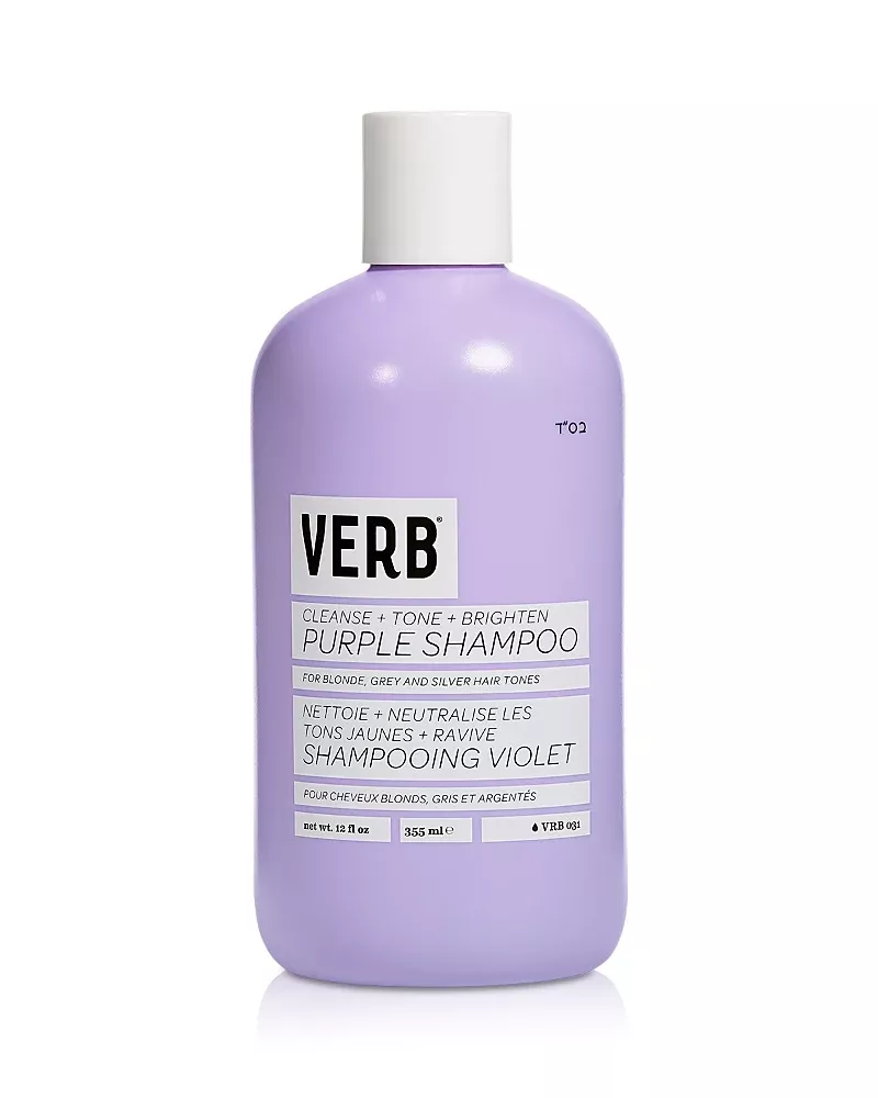 Verb Cleanse Tone Brighten Purple Shampoo 12oz