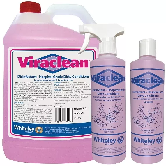 VIRACLEAN 5 Litre DISINFECTANT(COVID-19 CERTIFIED )
