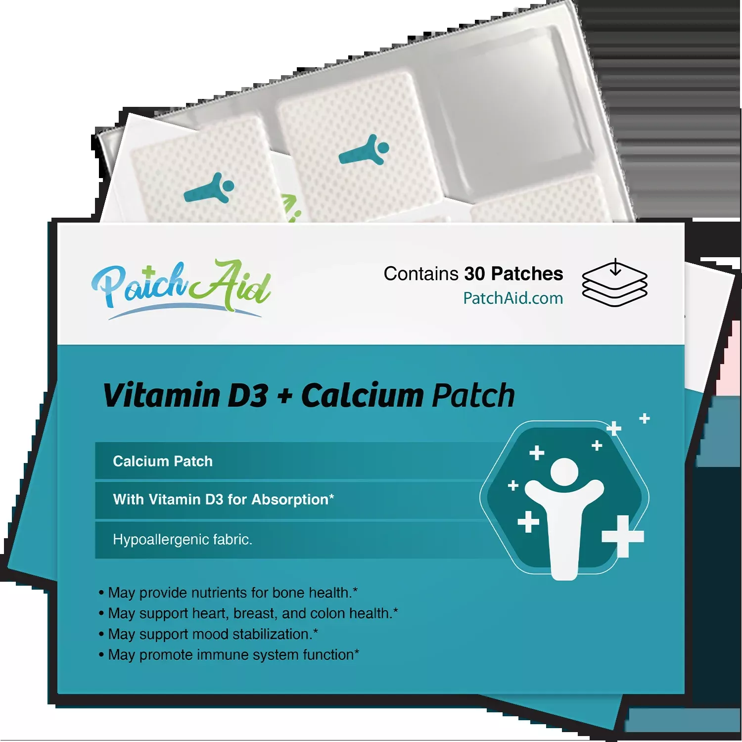 Vitamin D3/Calcium Vitamin Patch by PatchAid