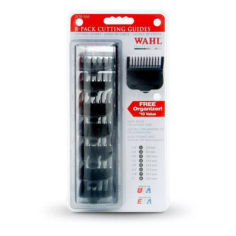 Wahl Attachment Set 1-8 Black Caddie