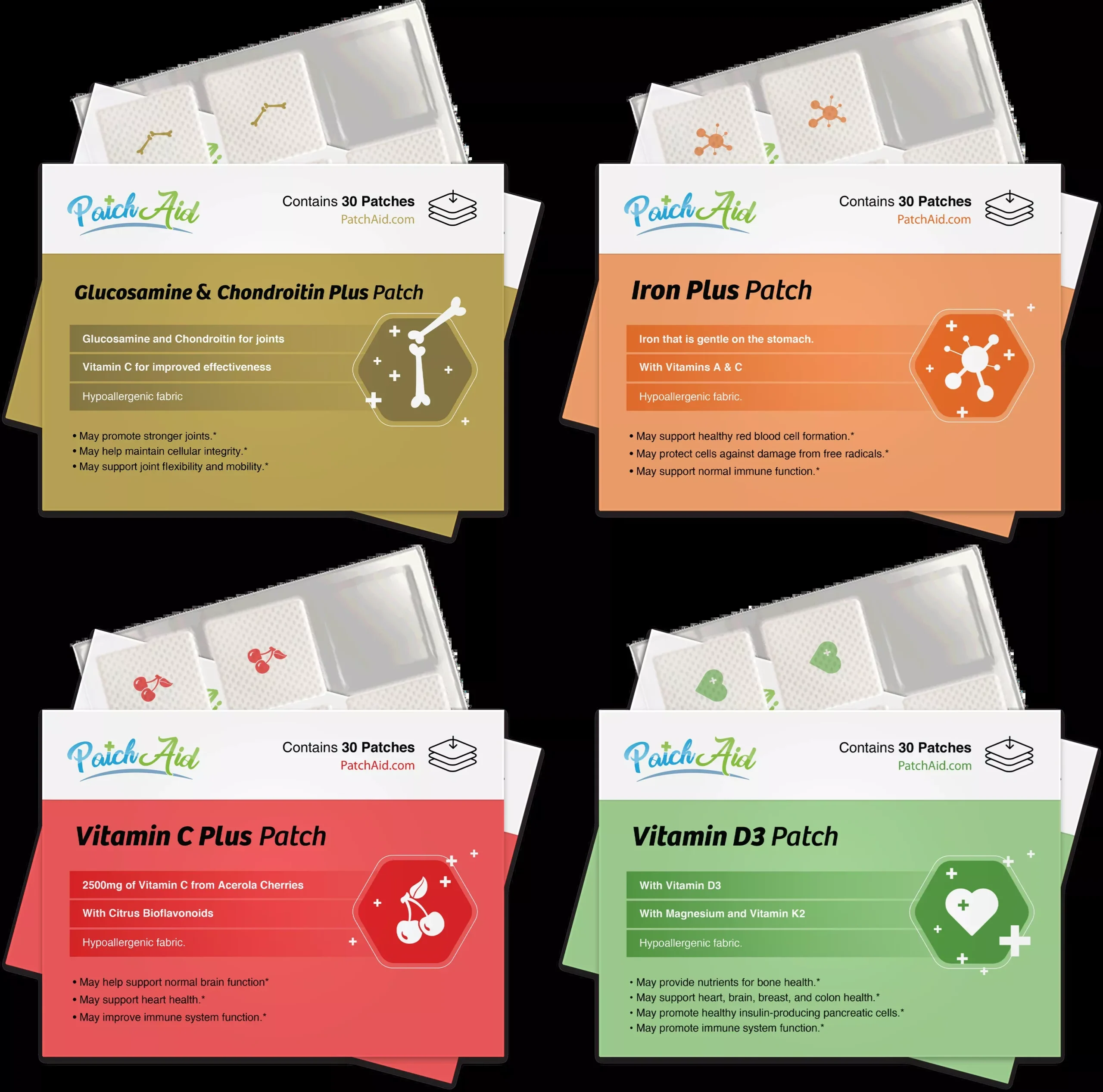 Weekend Warrior Vitamin Patch Pack by PatchAid
