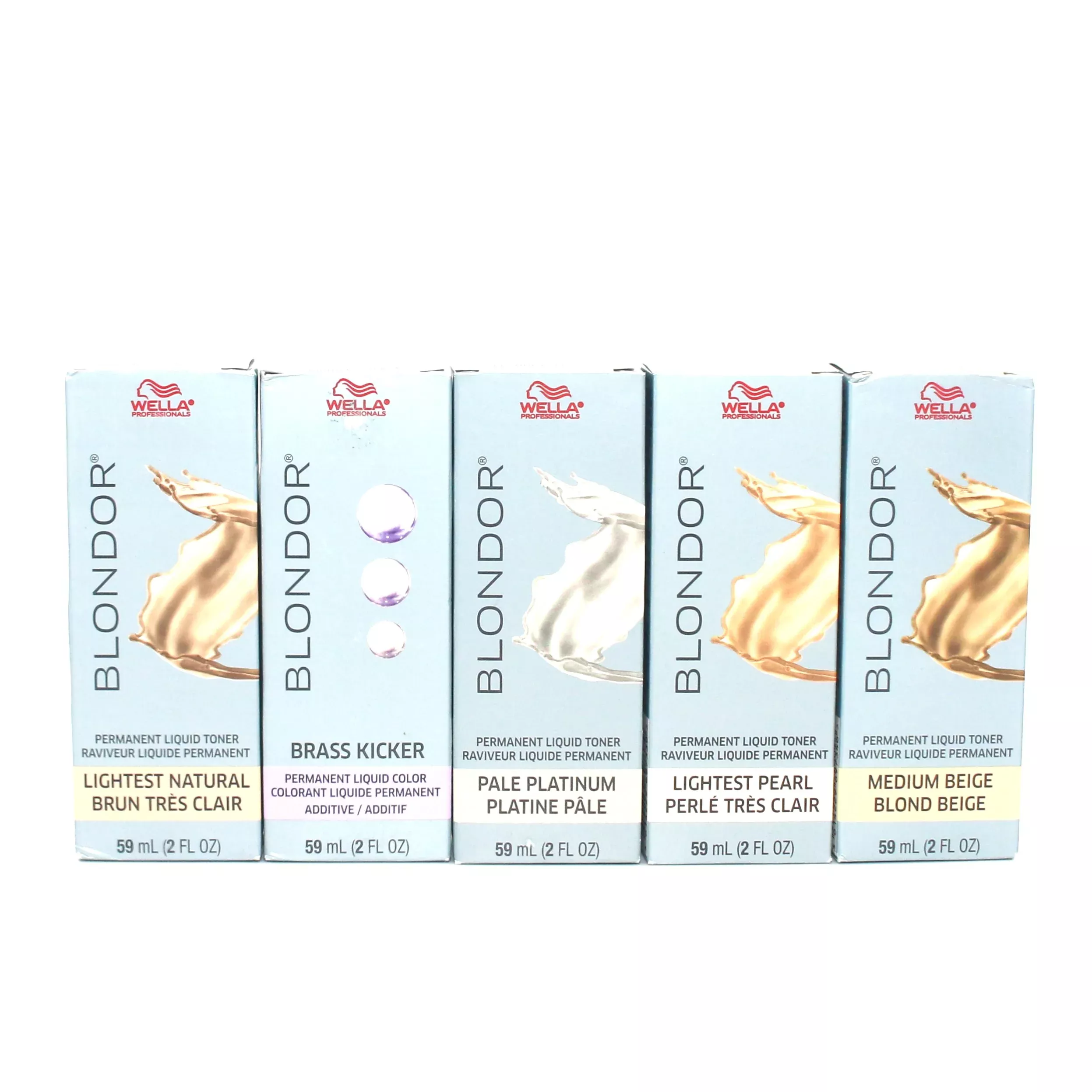 Wella Blondor Permanent Liquid Toner 2 oz