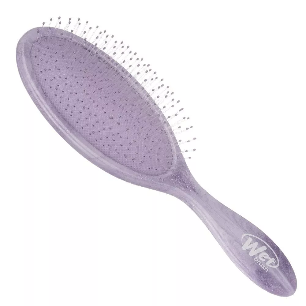 Wet Brush Glitter Waves Purple