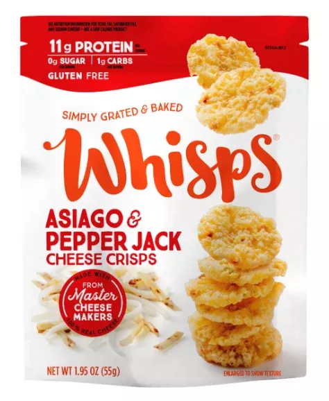 Whisps Cheese Crisps - Asiago and Pepper Jack (1.95oz)