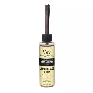 WoodWick Candles Lemongrass & Lily 4 oz. Reed Diffuser REFILL